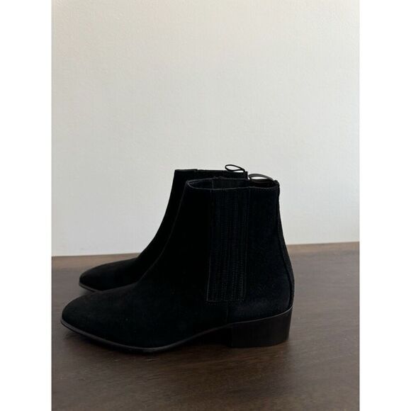 Women’s New the Kooples Black Suede Chelsea Boots 39 Vestiaire 8 Ankle booties - Picture 5 of 8